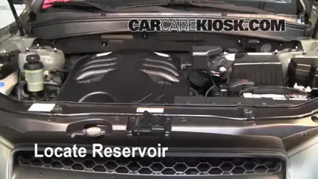 2009 Hyundai Santa Fe Limited 3.3L V6 Líquido limpiaparabrisas Agregar líquido